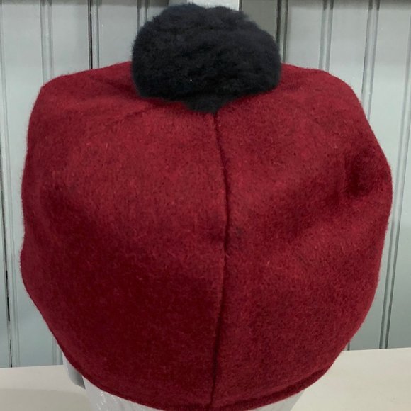 6 5/8 Langenberg Wool Winter Hat Langenberg Made USA Ear Flaps - Picture 4 of 10